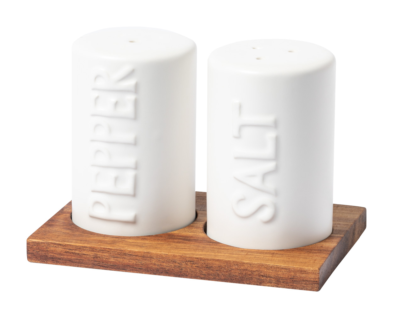 Bekox pepper and salt shaker - white