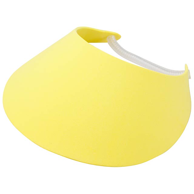Cap with visor/sun-blind - yellow