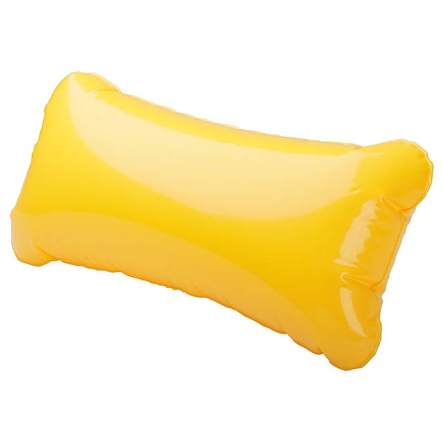 Cancun inflatable pillow - yellow