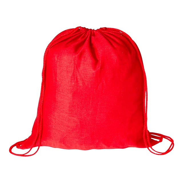 Drawstring bag - red