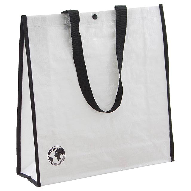 Recycle nákupní taška z recyklovaného materiálu - biela
