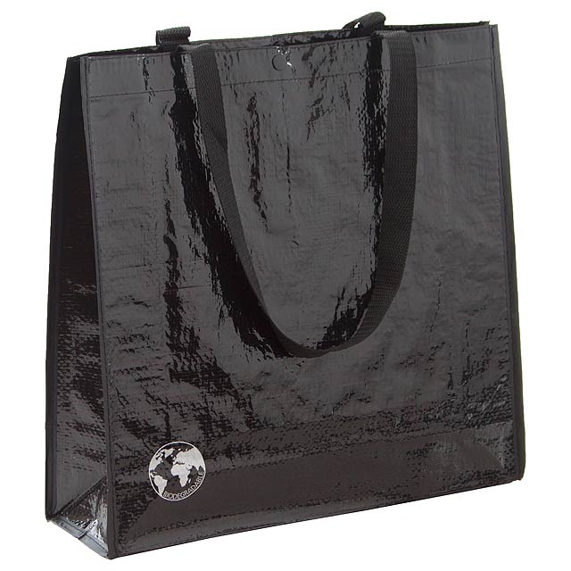 Recycle nákupní taška z recyklovaného materiálu - čierna