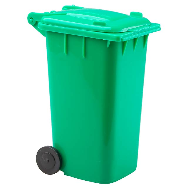 Dustbin stojan na psací potřeby - zelená