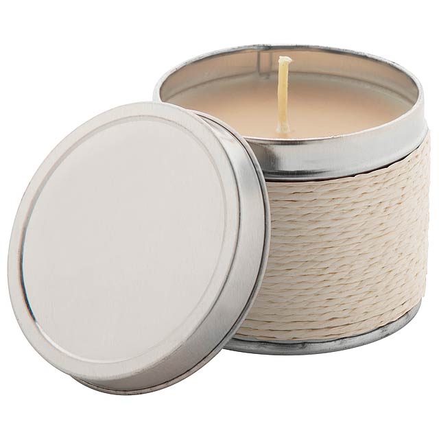 Shiva - scented candle, vanilla - beige