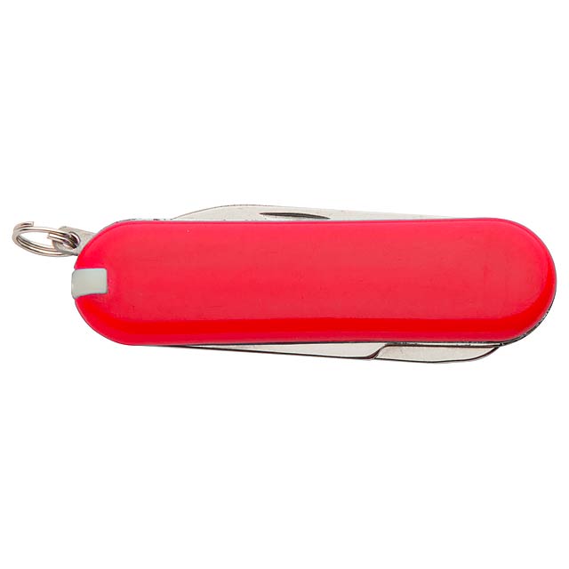 Mini multifunctional pocket knife - red