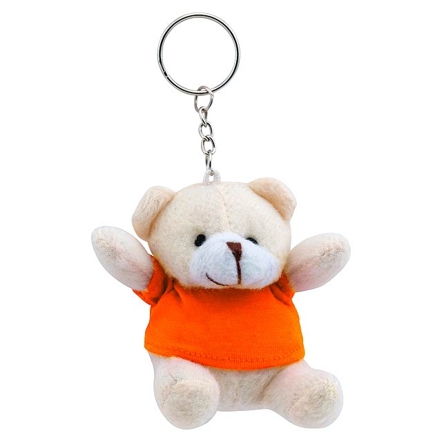 Teddy přívěšek na klíče - oranžová