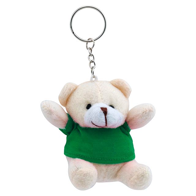 Teddy přívěšek na klíče - zelená