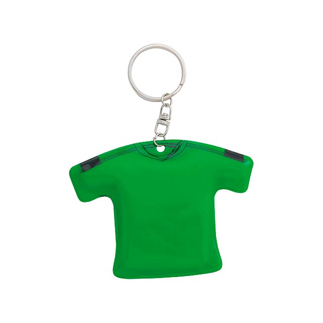 T-Shirt přívěšek na klíče - zelená