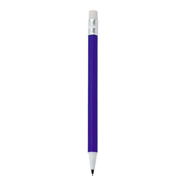 Castle tužka s gumou, 0,7 mm - modrá