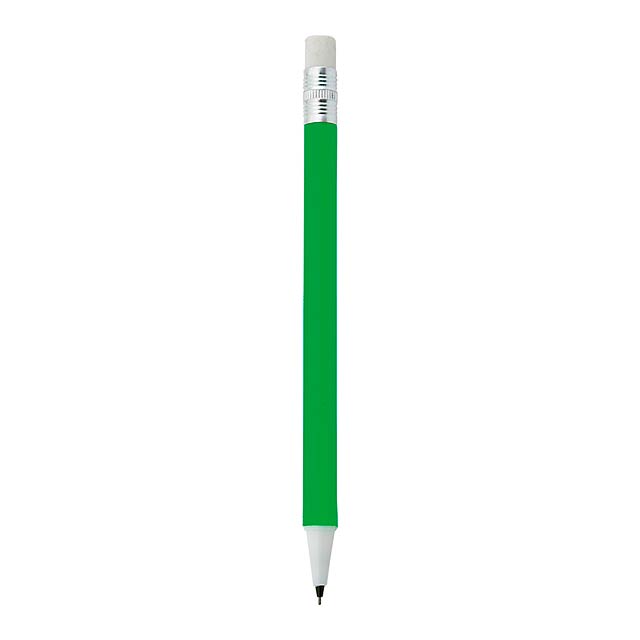Castle tužka s gumou, 0,7 mm - zelená