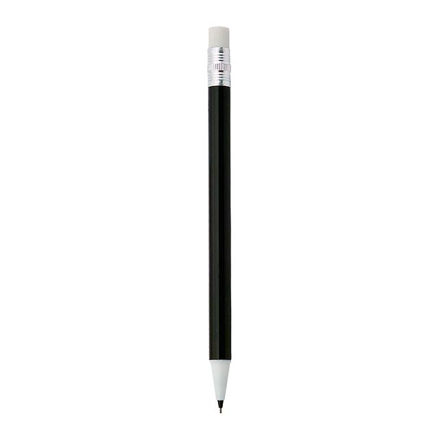 Castle tužka s gumou, 0,7 mm - černá