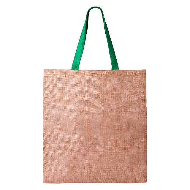Dhar nákupní taška z juty - zelená