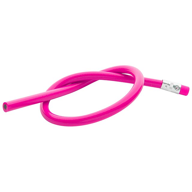 Flexi elastic pencil - fuchsia