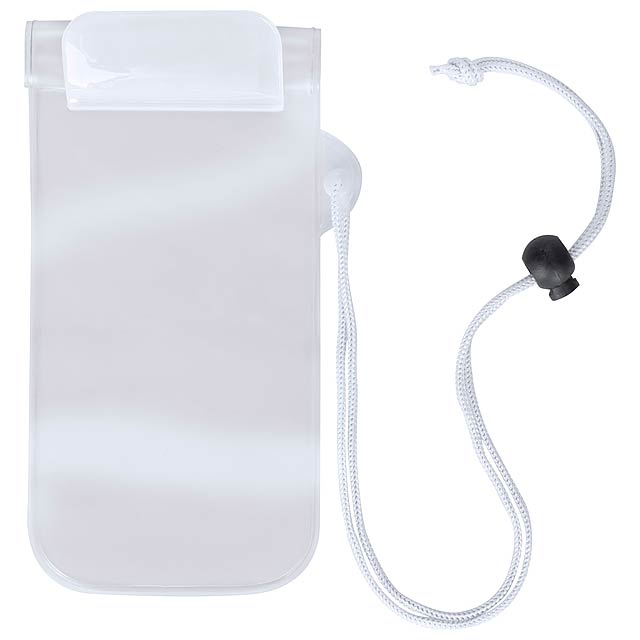 Waterproof mobile case - white