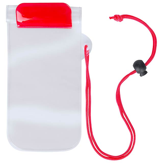 Waterpro voděodolný obal na mobil - červená