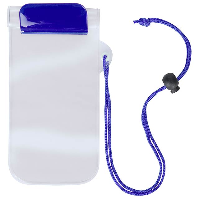 Waterproof mobile case - blue