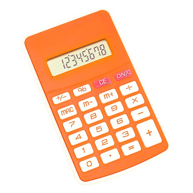 Result kalkulačka - oranžová
