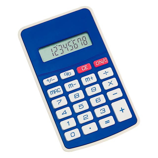 Result kalkulačka - modrá