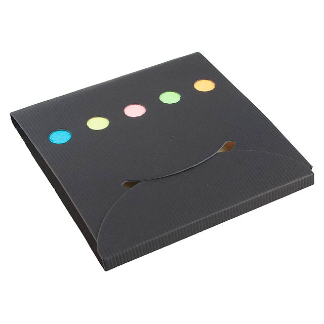 Sticky notepad - black