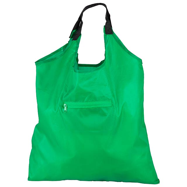 Foldable shopping bag - green