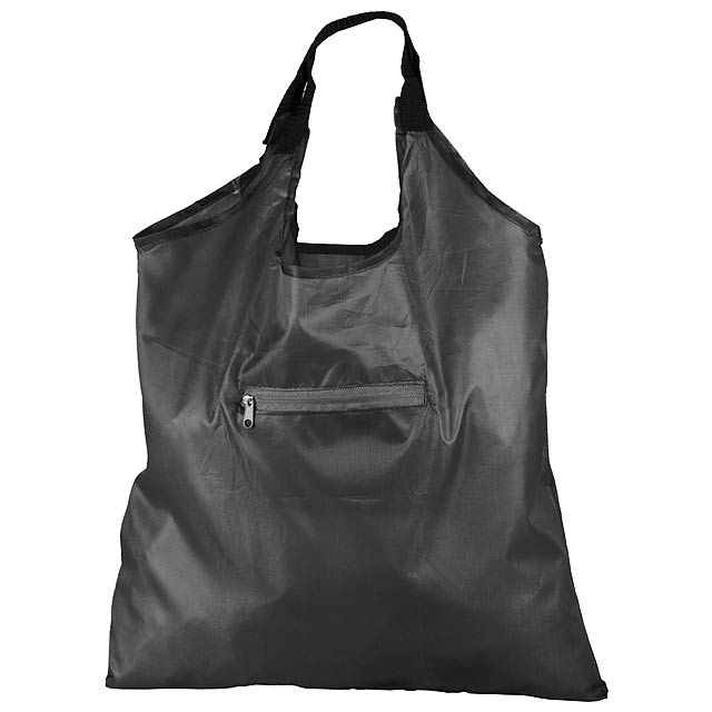 Foldable shopping bag - black
