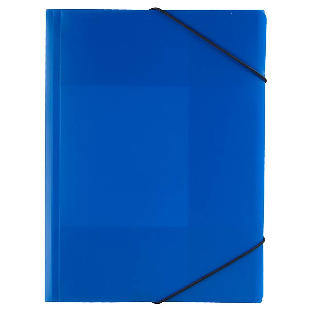 Pvc document folder - blue