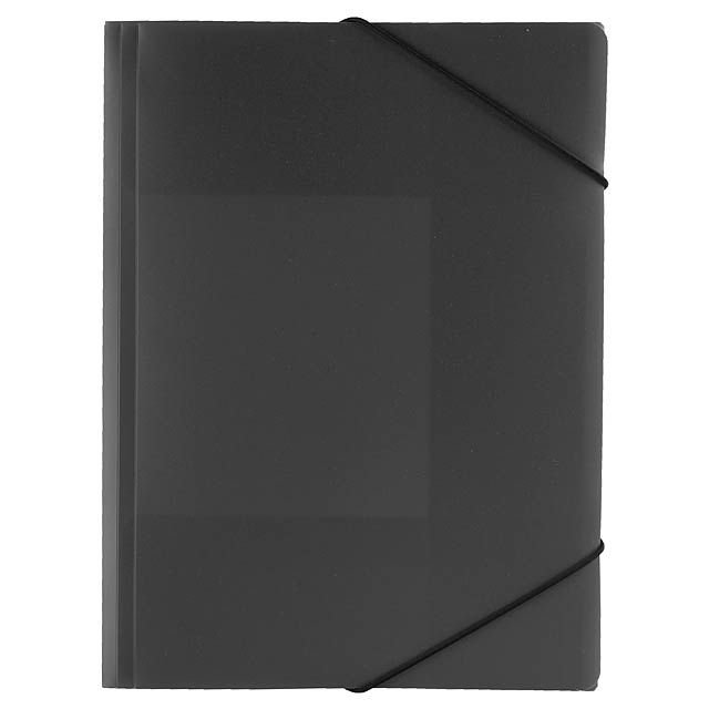 Pvc document folder - black