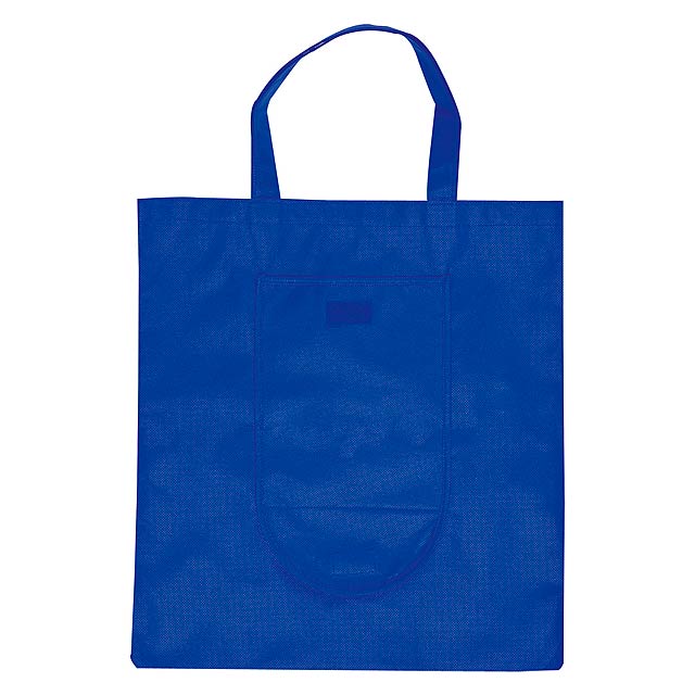 Foldable shopping bag - blue