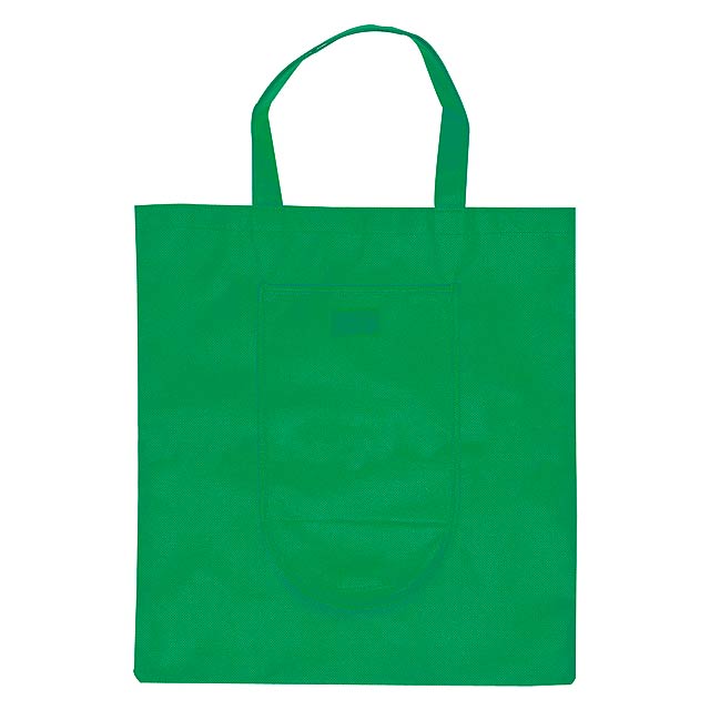 Foldable shopping bag - green