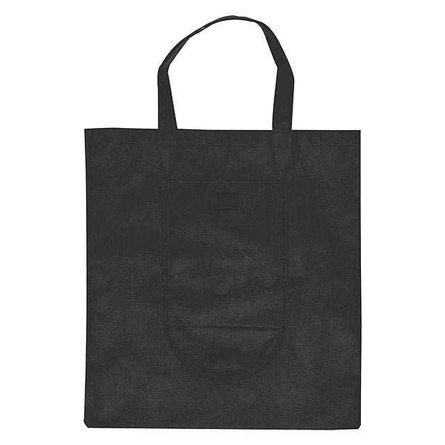 Foldable shopping bag - black