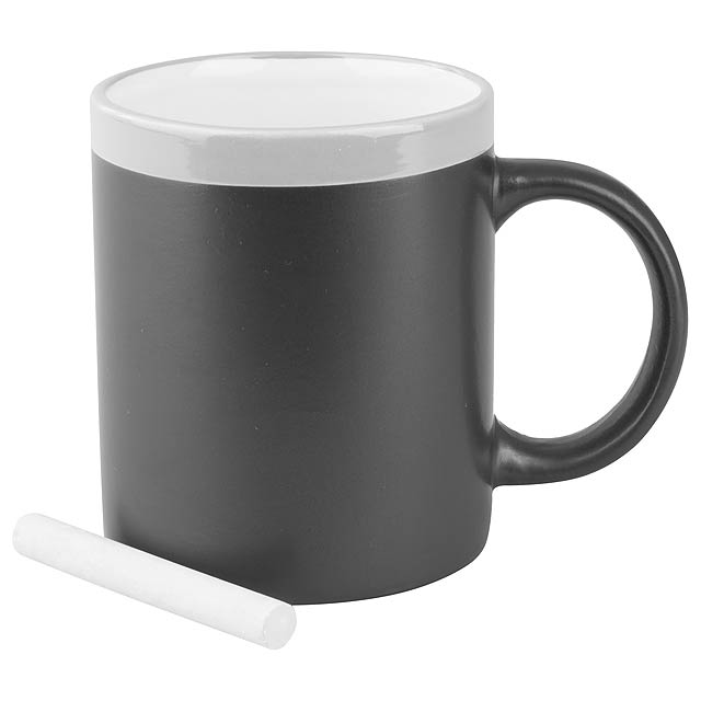 Chalk mug - white