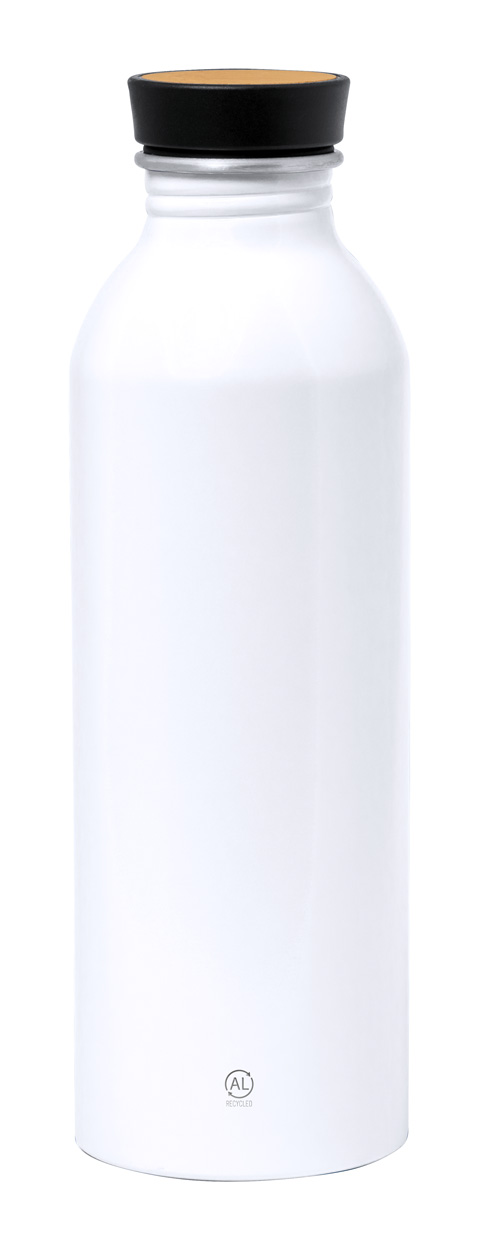 Claud recycled aluminum bottle - Weiß 