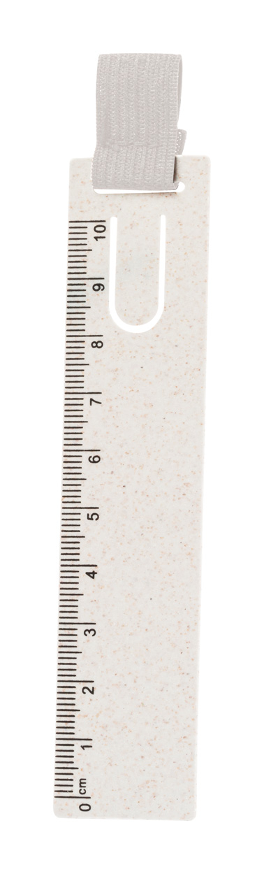 Loiza bookmark with ruler - Beige