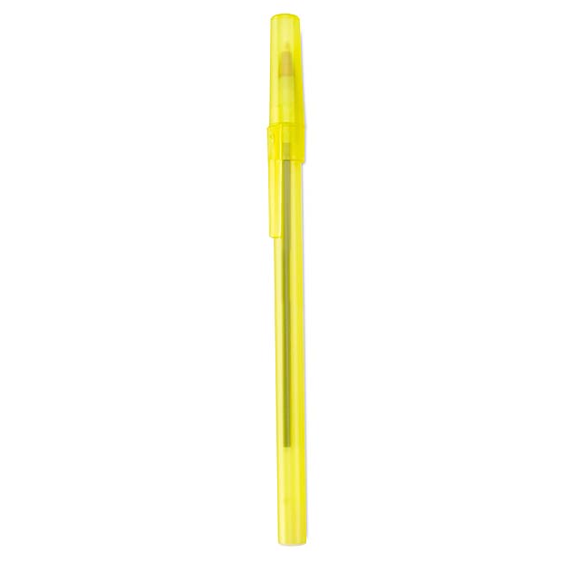 Acrel kuličkové pero - žlutá