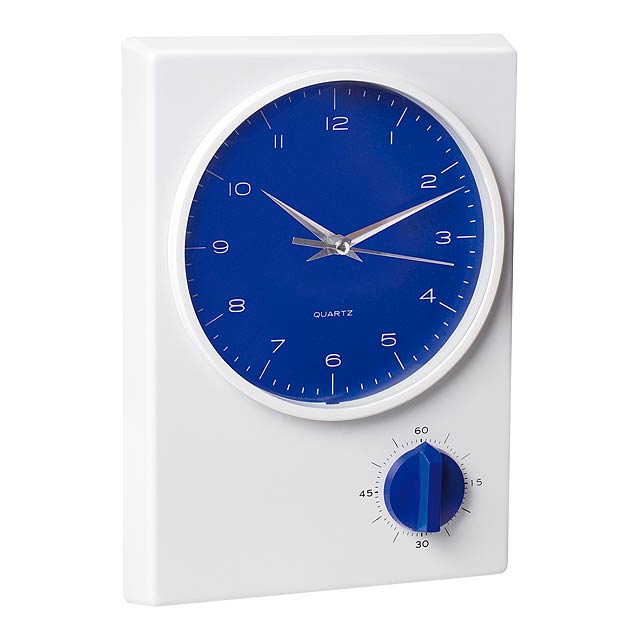 Tekel stolní hodiny - modrá