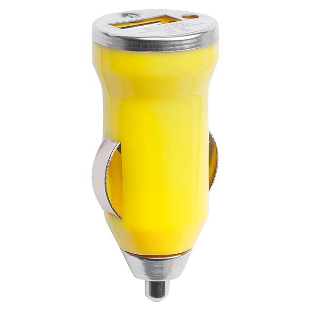 USB Car Charger - yellow