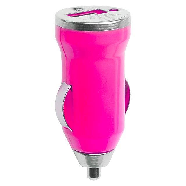 Car USB Charger - fuchsia