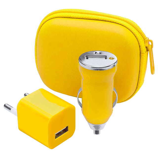 Canox - USB charger set - yellow
