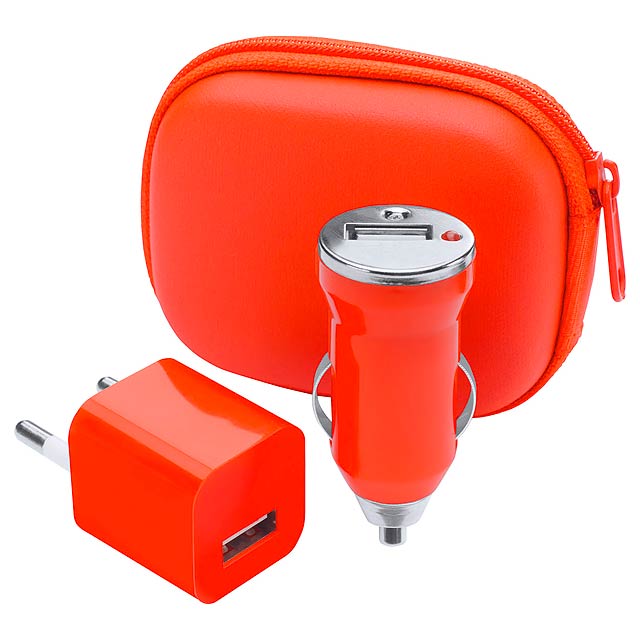 Canox - USB charger set - orange