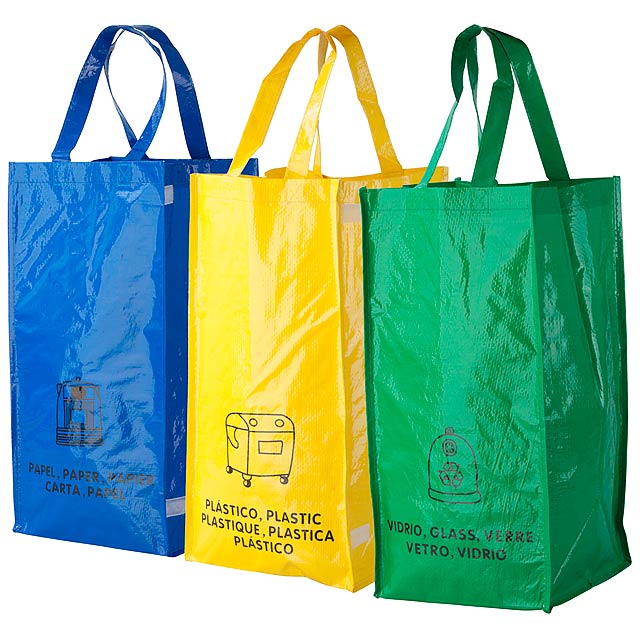 Lopack tašky pro recyklaci odpadů - žlutá