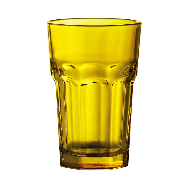 Kisla skleničky na pití - žltá