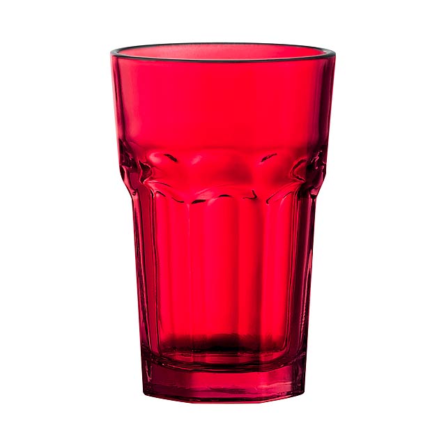 Kisla skleničky na pití - červená