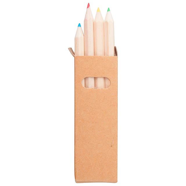 Set of 4 crayons - beige