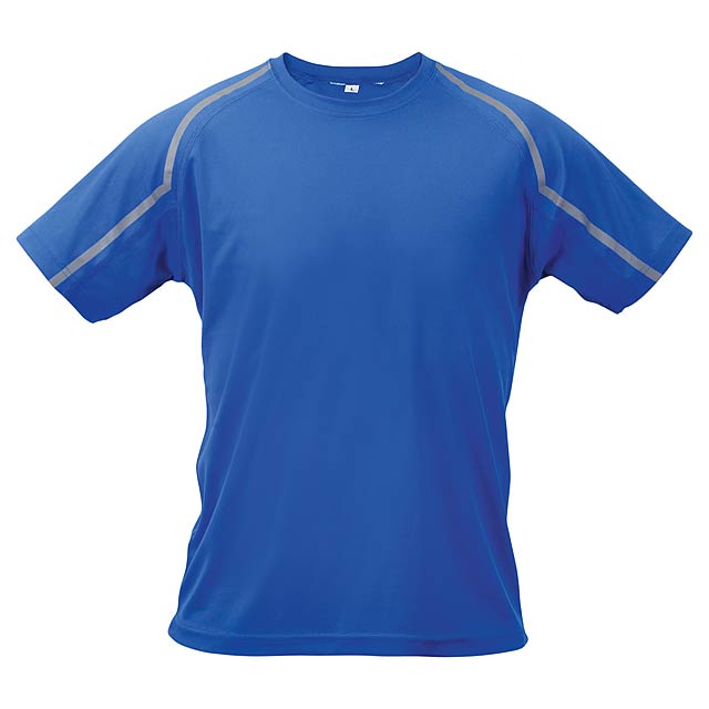 Fleser T-Shirt - blau