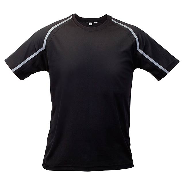 Sportovní tričko ze 100% polyesteru, 135 g/m².  - čierna - foto