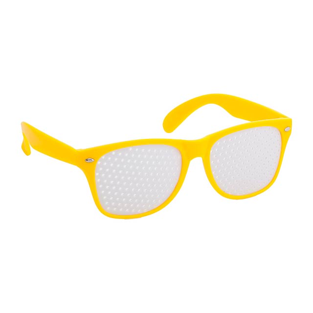 Zamur brýle na párty - žltá