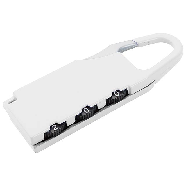 Lock Luggage - white