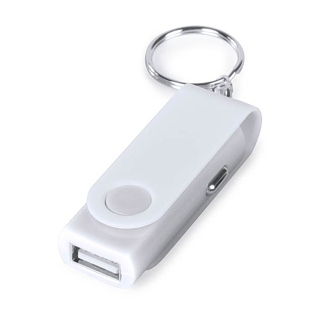 Hanek USB nabíječka do auta - bílá