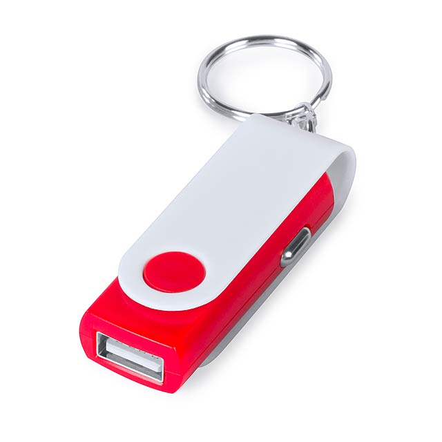 Hanek USB nabíječka do auta - červená