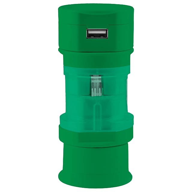 Travel Adapter - green